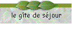 le gte de sjour