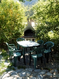 terrasse et barbecue